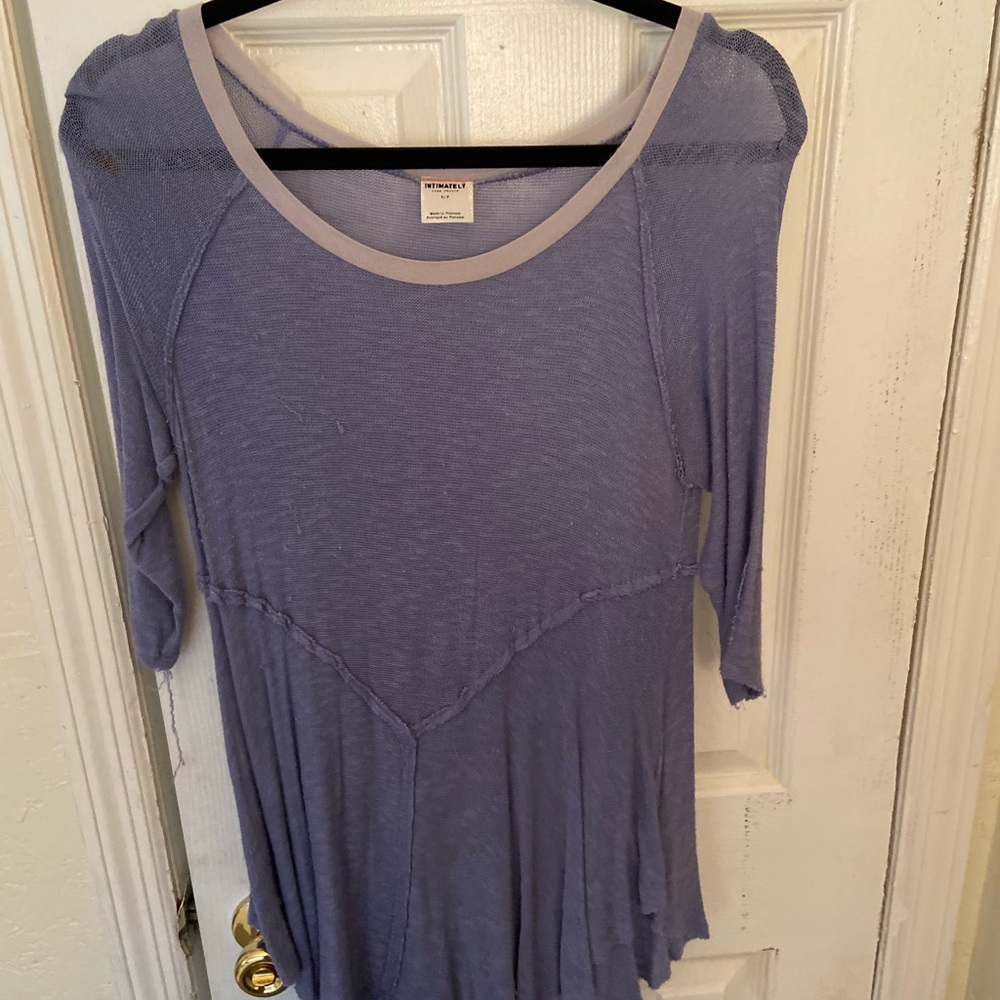 Free People Intimately Quarter-Length Sleeve Tee